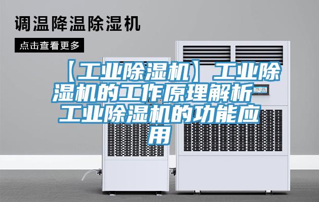 【工業除濕機】工業除濕機的工作原理解析 工業除濕機的功能應用