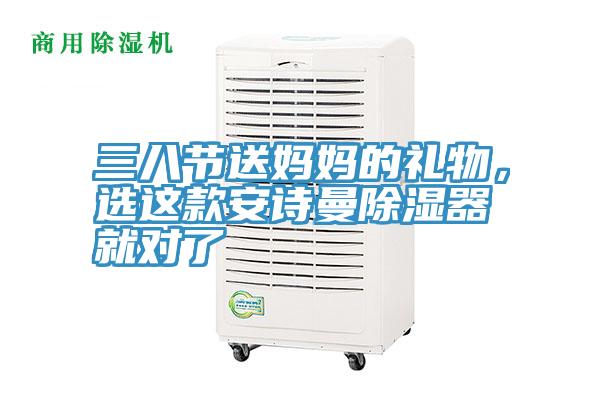 三八節送媽媽的禮物,選這款安詩曼除濕器就對了