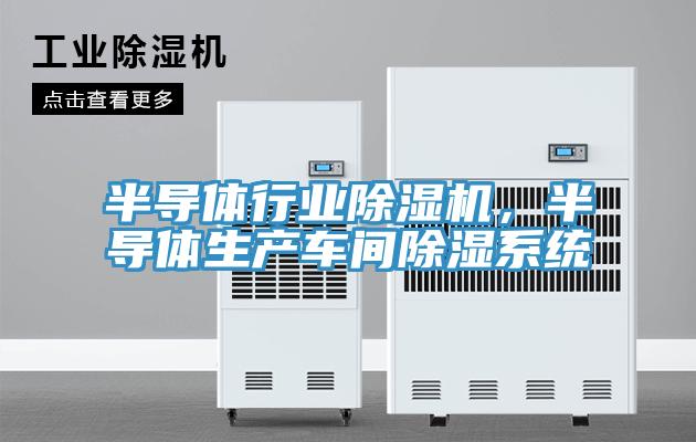 半導(dǎo)體行業(yè)除濕機(jī)，半導(dǎo)體生產(chǎn)車(chē)間除濕系統(tǒng)