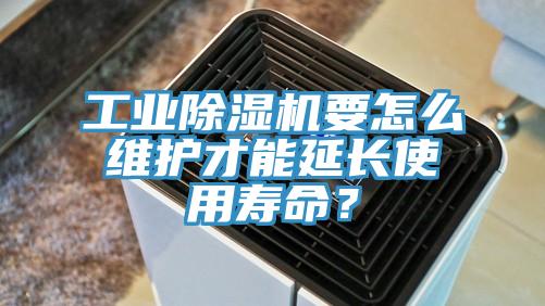 工業除濕機要怎么維護才能延長使用壽命?