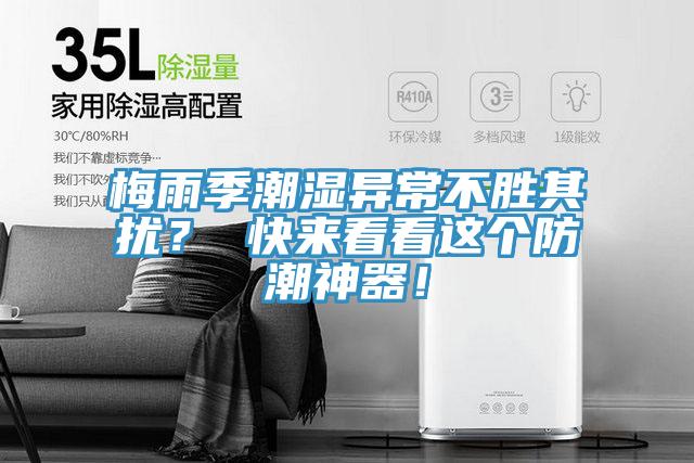 梅雨季潮濕異常不勝其擾? 快來(lái)看看這個(gè)防潮神器!