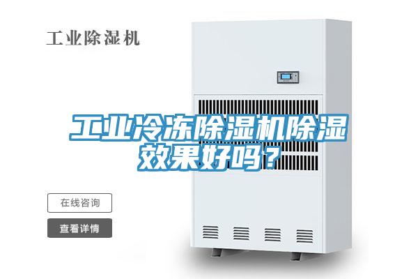 工業(yè)冷凍除濕機除濕效果好嗎?