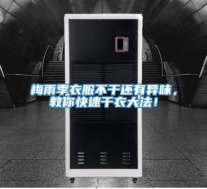 梅雨季衣服不干還有異味,教你快速干衣大法!