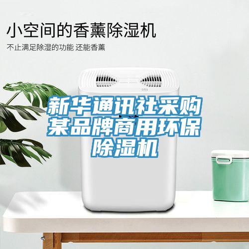新華通訊社采購(gòu)某品牌商用環(huán)保除濕機(jī)