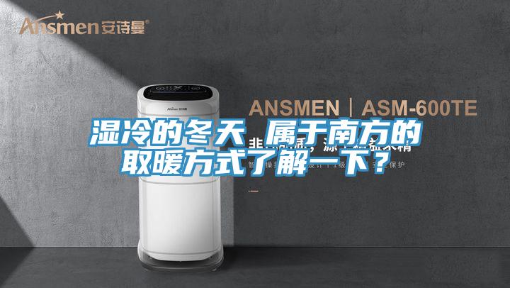 濕冷的冬天 屬于南方的取暖方式了解一下？