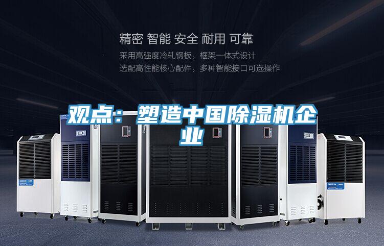 觀點：塑造中國除濕機企業