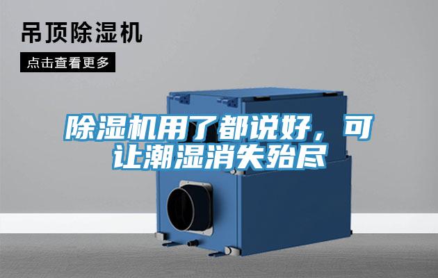 除濕機(jī)用了都說好，可讓潮濕消失殆盡