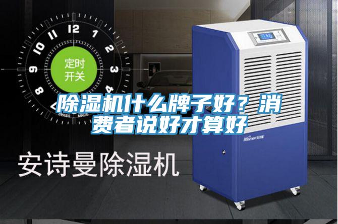 除濕機什么牌子好？消費者說好才算好