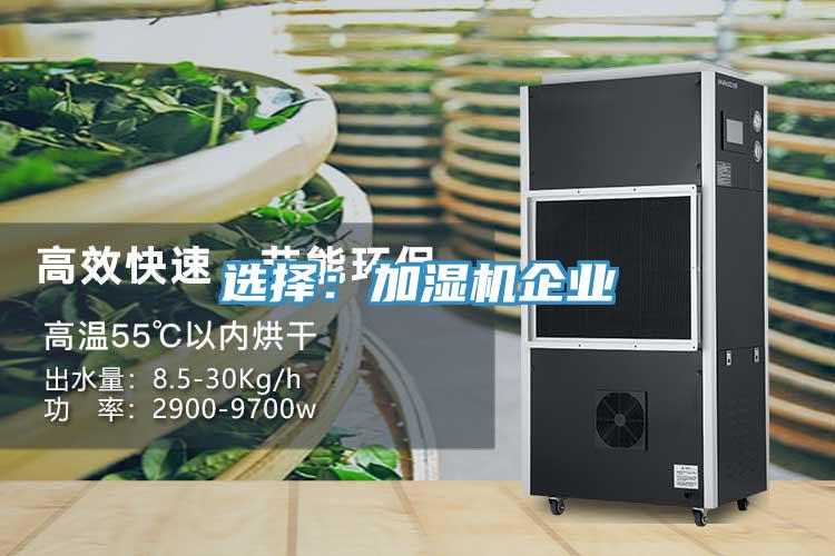 選擇：加濕機企業