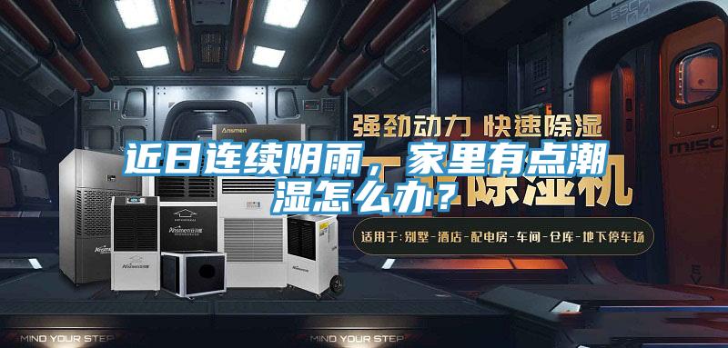近日連續(xù)陰雨，家里有點潮濕怎么辦？
