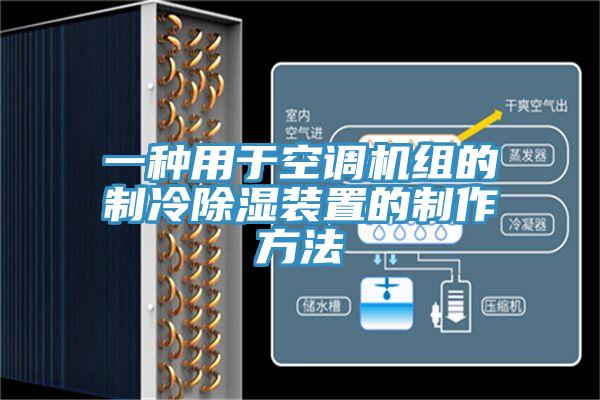 一種用于空調機組的制冷除濕裝置的制作方法