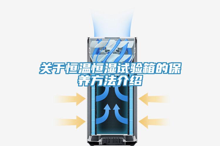 關(guān)于恒溫恒濕試驗(yàn)箱的保養(yǎng)方法介紹