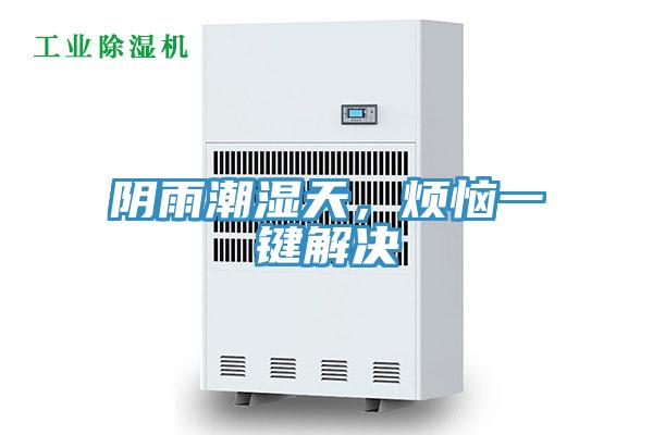 陰雨潮濕天，煩惱一鍵解決