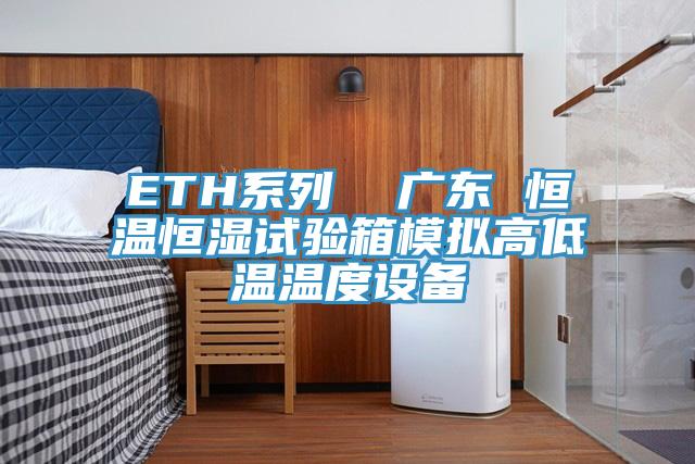 ETH系列  廣東 恒溫恒濕試驗箱模擬高低溫溫度設備
