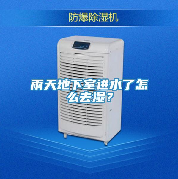 雨天地下室進水了怎么去濕？