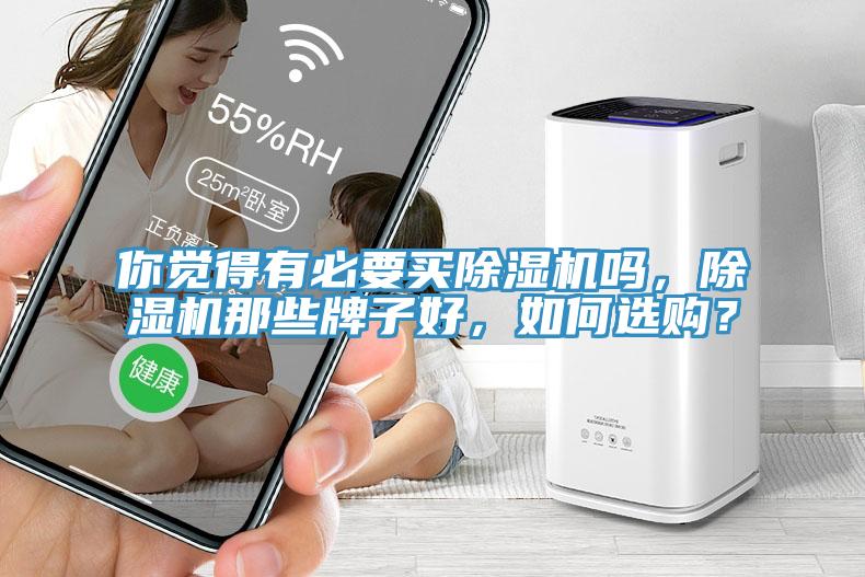 你覺得有必要買除濕機嗎，除濕機那些牌子好，如何選購？
