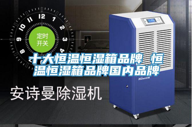 十大恒溫恒濕箱品牌 恒溫恒濕箱品牌國內(nèi)品牌