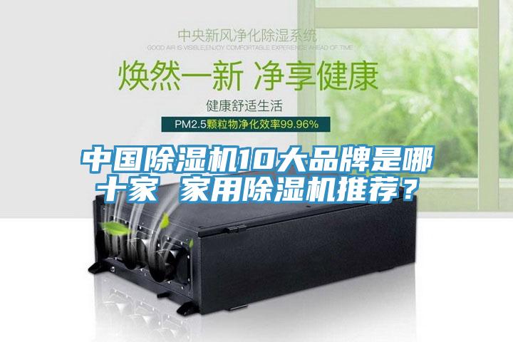 中國除濕機10大品牌是哪十家 家用除濕機推薦？