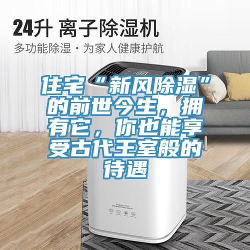 住宅“新風除濕”的前世今生，擁有它，你也能享受古代王室般的待遇