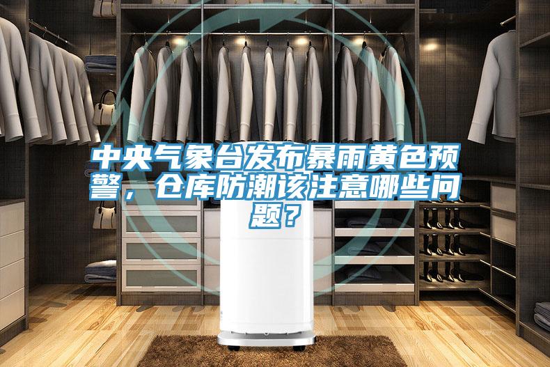 中央氣象臺發布暴雨黃色預警，倉庫防潮該注意哪些問題？