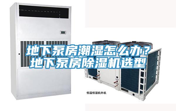 地下泵房潮濕怎么辦？地下泵房除濕機選型