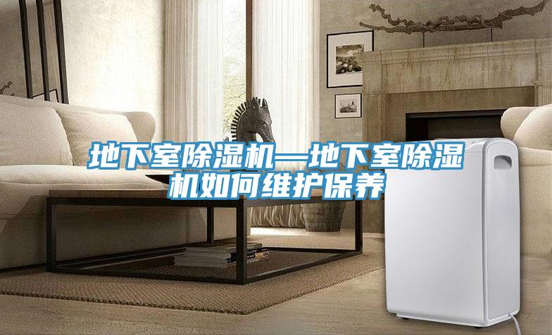 地下室除濕機—地下室除濕機如何維護保養