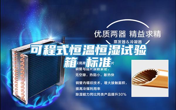 可程式恒溫恒濕試驗(yàn)箱 標(biāo)準(zhǔn)