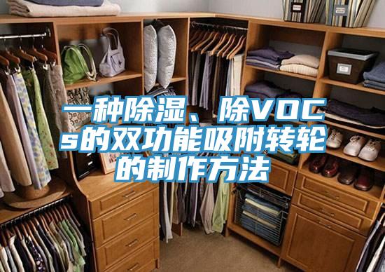 一種除濕、除VOCs的雙功能吸附轉輪的制作方法