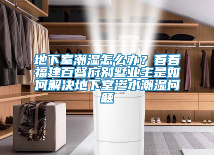 地下室潮濕怎么辦？看看福建百督府別墅業主是如何解決地下室滲水潮濕問題