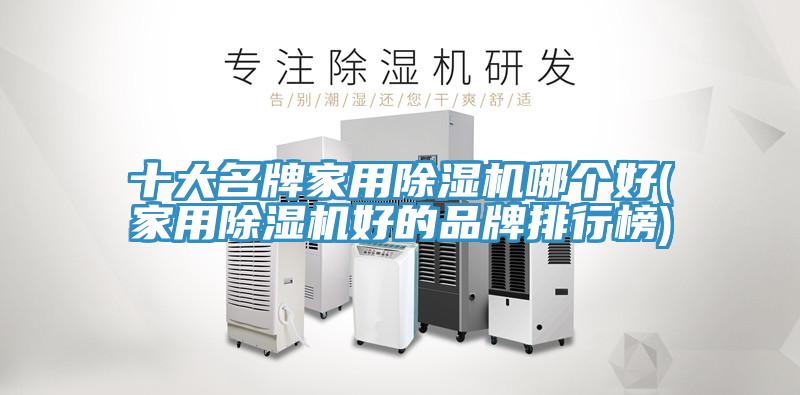 十大名牌家用除濕機哪個好(家用除濕機好的品牌排行榜)