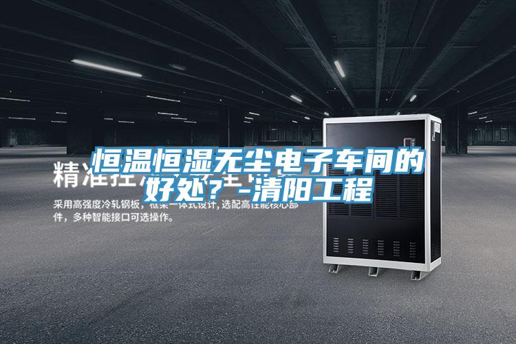 恒溫恒濕無(wú)塵電子車(chē)間的好處？-清陽(yáng)工程