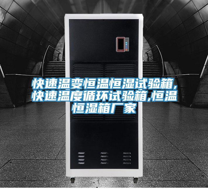 快速溫變恒溫恒濕試驗箱,快速溫度循環試驗箱,恒溫恒濕箱廠家
