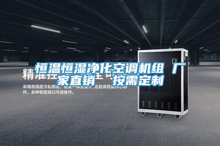 恒溫恒濕凈化空調機組 廠家直銷  按需定制