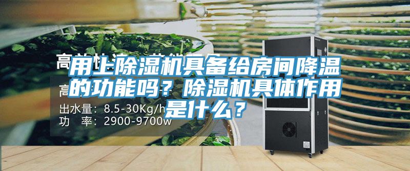 用上除濕機具備給房間降溫的功能嗎？除濕機具體作用是什么？