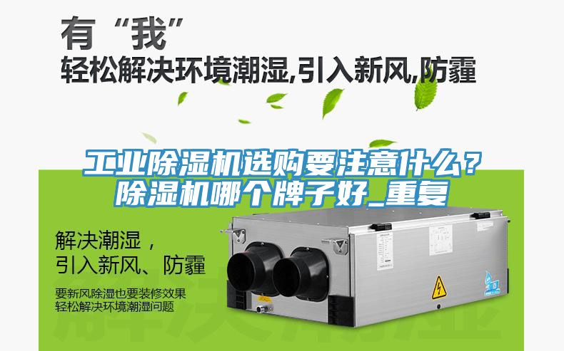 工業(yè)除濕機選購要注意什么？除濕機哪個牌子好_重復
