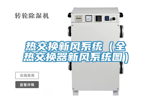 熱交換新風系統（全熱交換器新風系統圖）