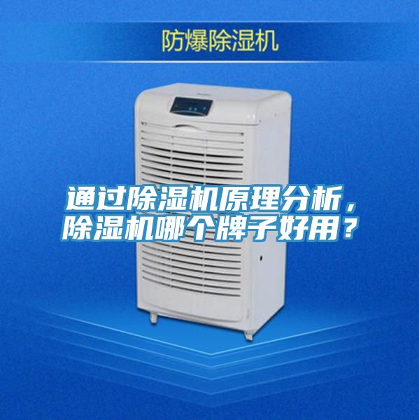 通過除濕機原理分析，除濕機哪個牌子好用？