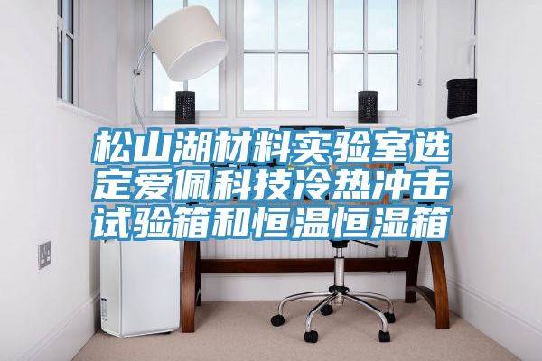 松山湖材料實驗室選定愛佩科技冷熱沖擊試驗箱和恒溫恒濕箱