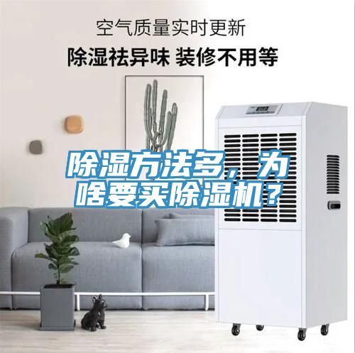 除濕方法多，為啥要買除濕機？
