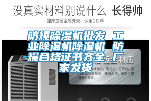 防爆除濕機批發 工業除濕機除濕機 防爆合格證書齊全 廠家發貨