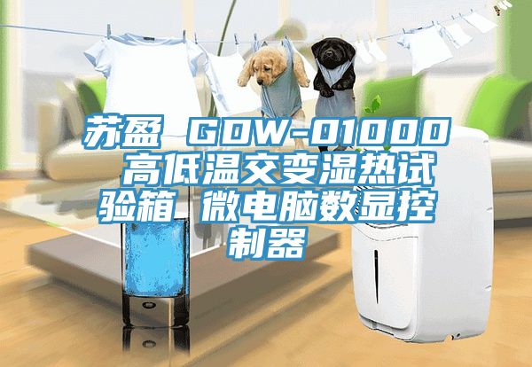 蘇盈 GDW-01000 高低溫交變濕熱試驗箱 微電腦數顯控制器
