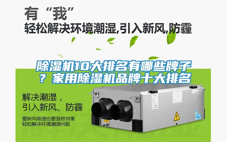 除濕機10大排名有哪些牌子？家用除濕機品牌十大排名