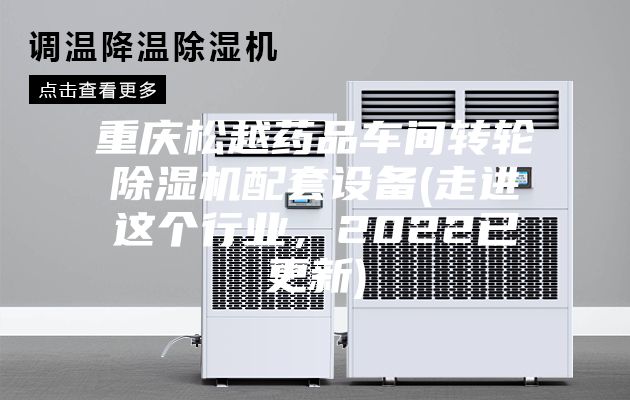 重慶松越藥品車間轉輪除濕機配套設備(走進這個行業,2022已更新)