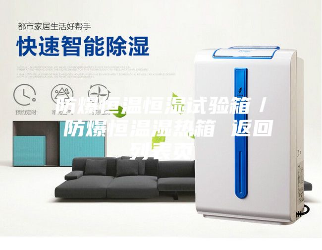 防爆恒溫恒濕試驗箱／ 防爆恒溫濕熱箱 返回列表頁