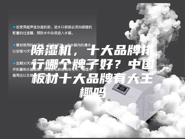 除濕機，十大品牌排行哪個牌子好？中國板材十大品牌有大王椰嗎