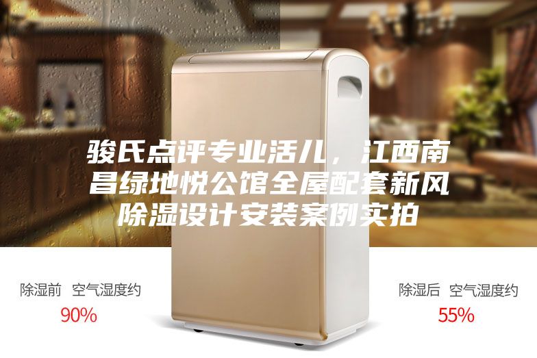駿氏點評專業活兒,江西南昌綠地悅公館全屋配套新風除濕設計安裝案例實拍